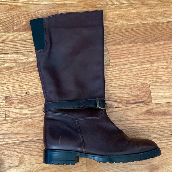 Steve Madden Ravinn Leather Knee High Zip Up Boots - Picture 3 of 16